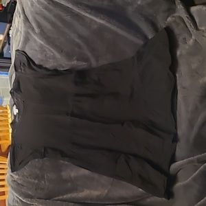 Women's black t-shirt dress